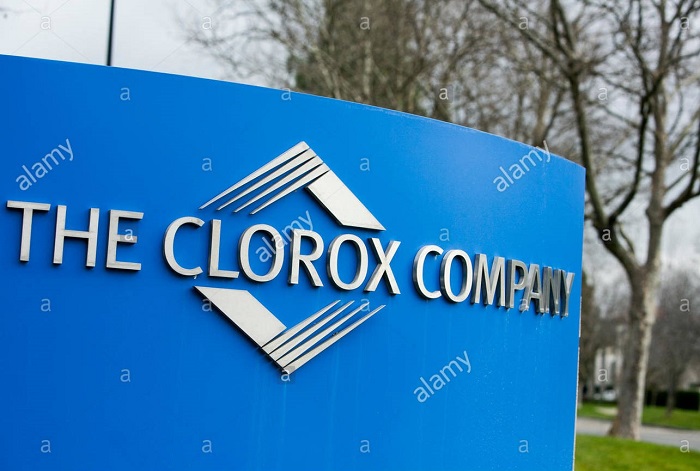a logo sign outside of a facility occupied by the clorox company in HR9RJ2 1888